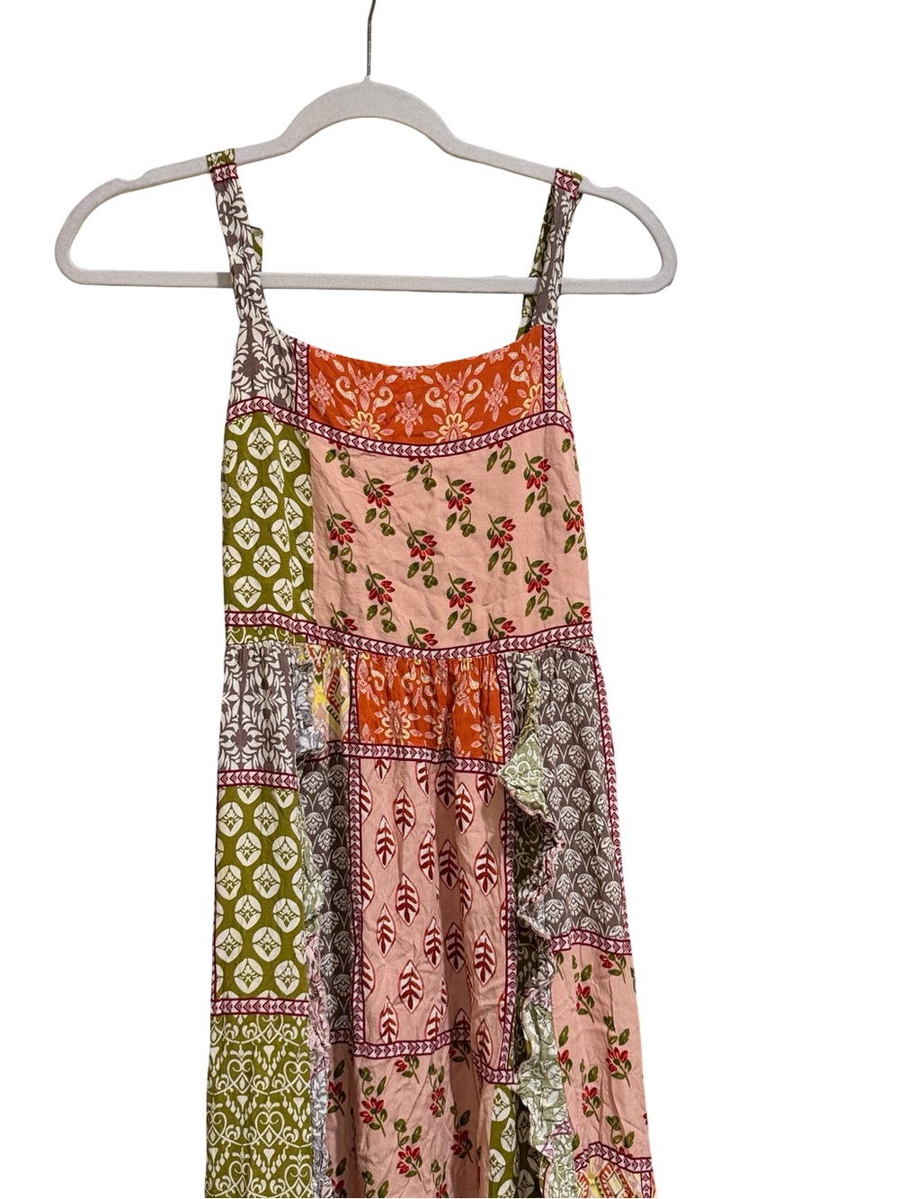β¨ Anthropologie Abel the Label Gypsiana Patchwork Maxi Dress Size Small - Picture 3 of 12
